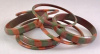 LG102 set 7 tricolor lucite spacer bangles